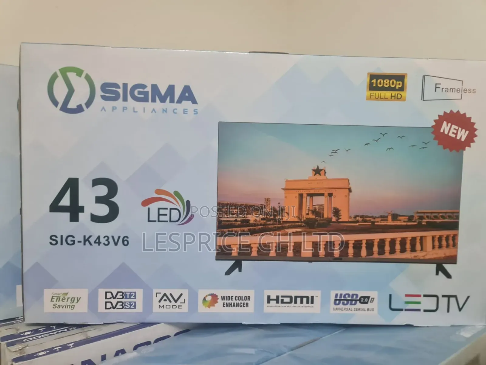 Sigma 43" Satellite Tv: Quality Perfect