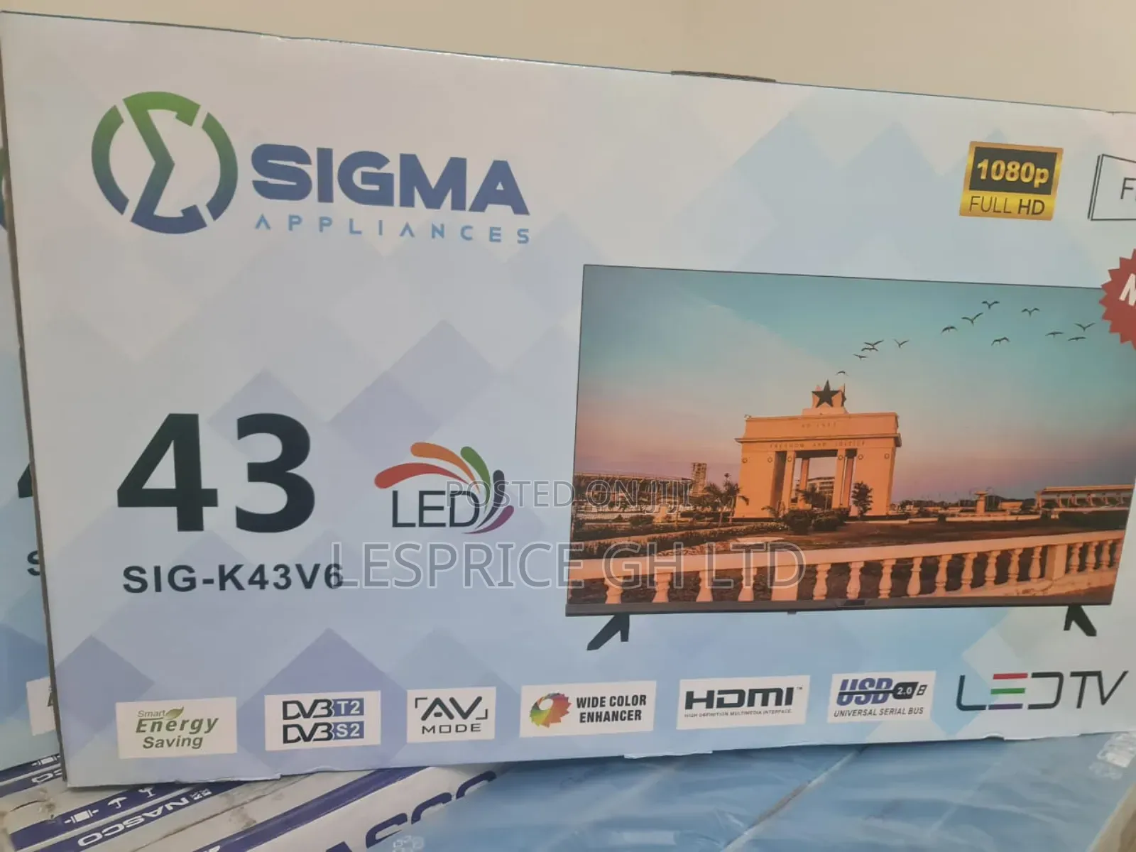 Reliable - Sigma 43" Digital Satellite Tv