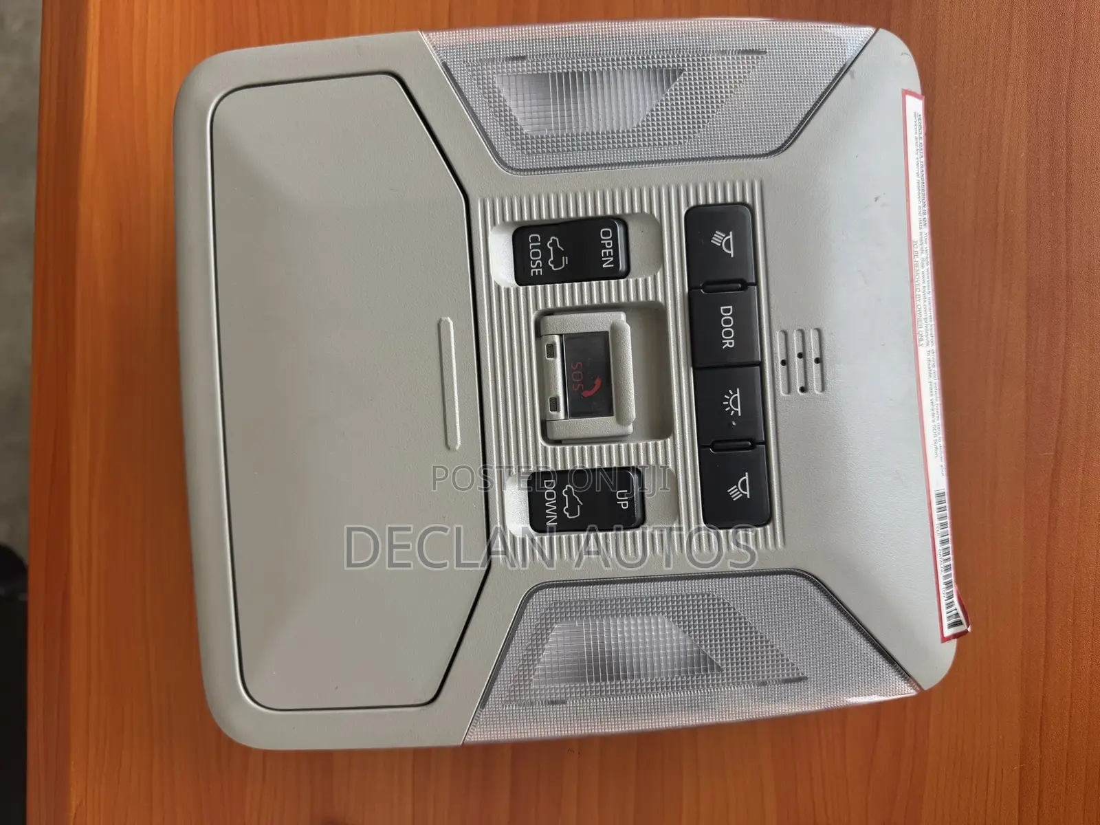 19 20 21 22 Toyota Rav-4 Overhead Roof Console