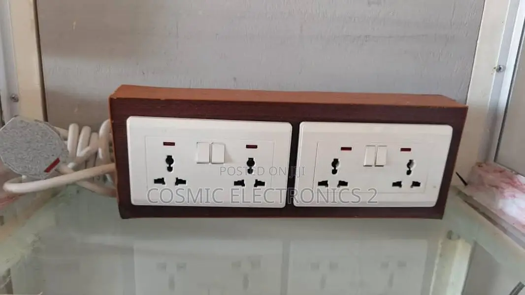 Wooden Power Extension Box