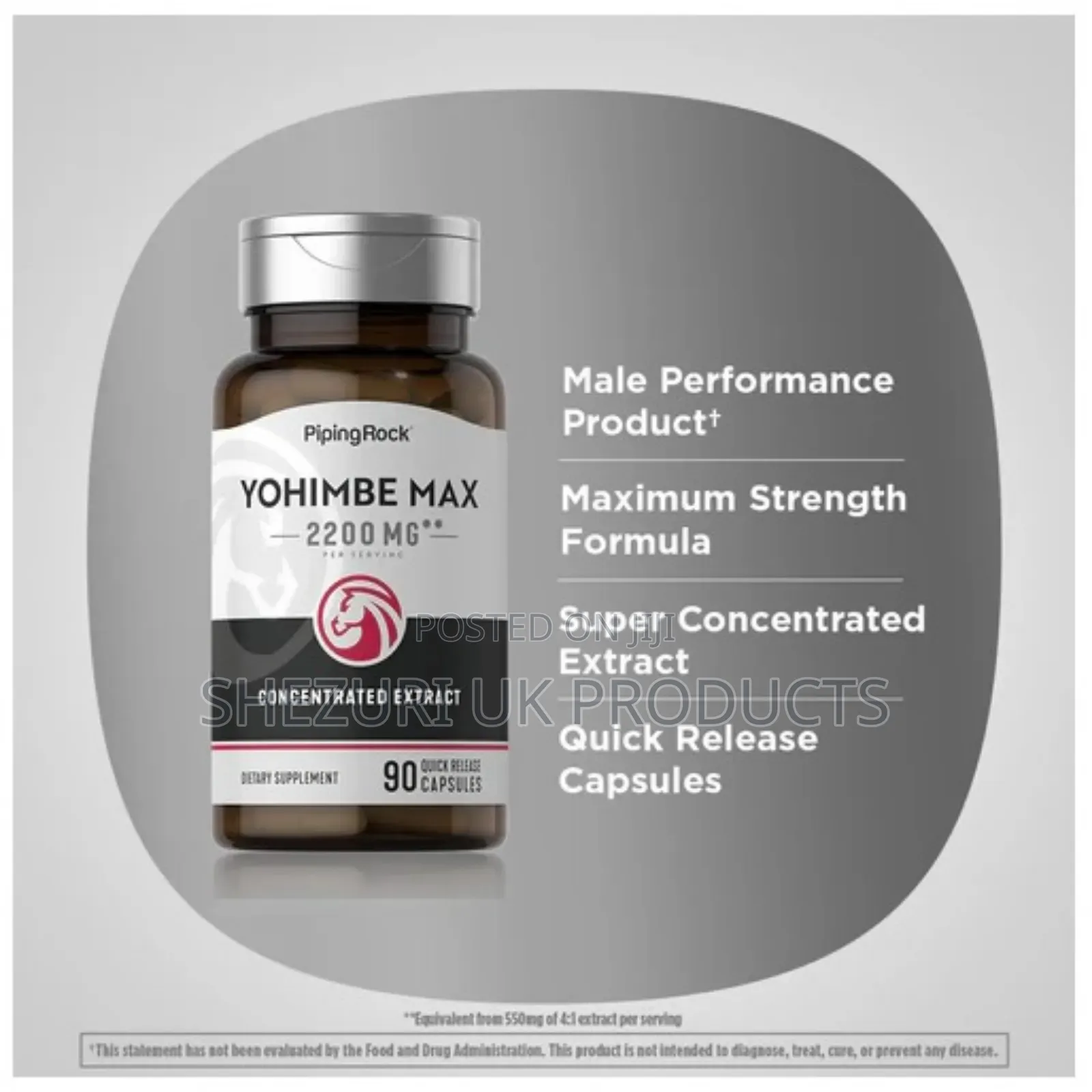  Yohimbe Max, 2200 Mg - Male Performance