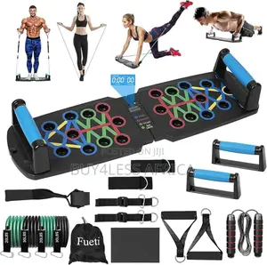 30 in 1 Home Workout Set With Foldable Push Up Board