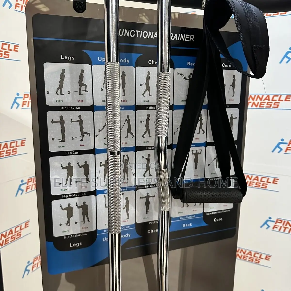 Commercial Dual Adjustable Pulley Single Station