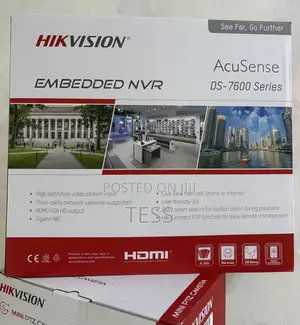 Hikvision 8ch Poe NVR Acusense 2hdd Slot Ds-7608nxi-/8p