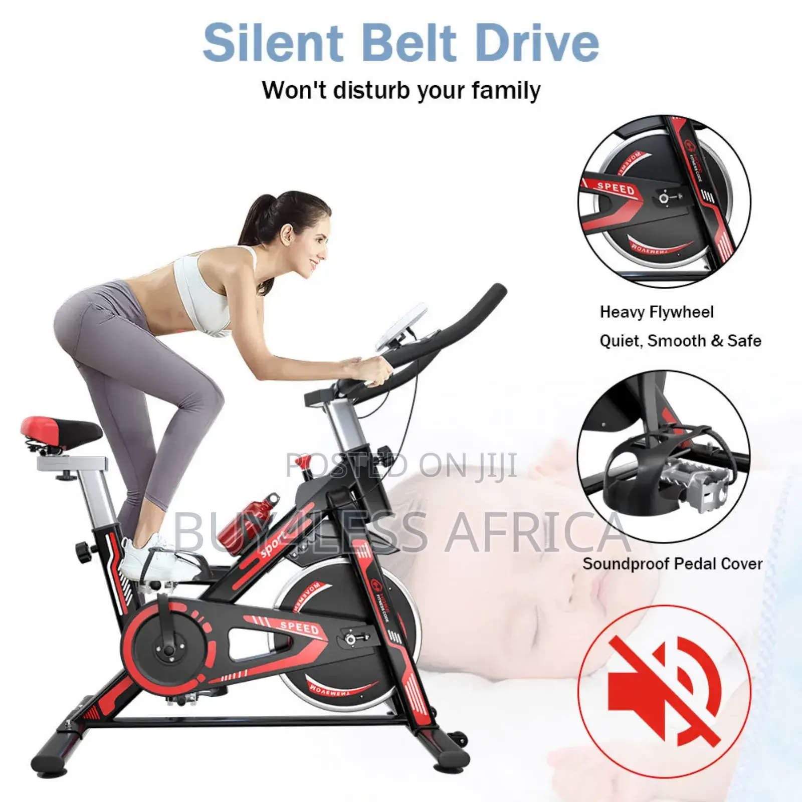 Premium Stationary Spin Bike / Home Gym Exercise Bikes