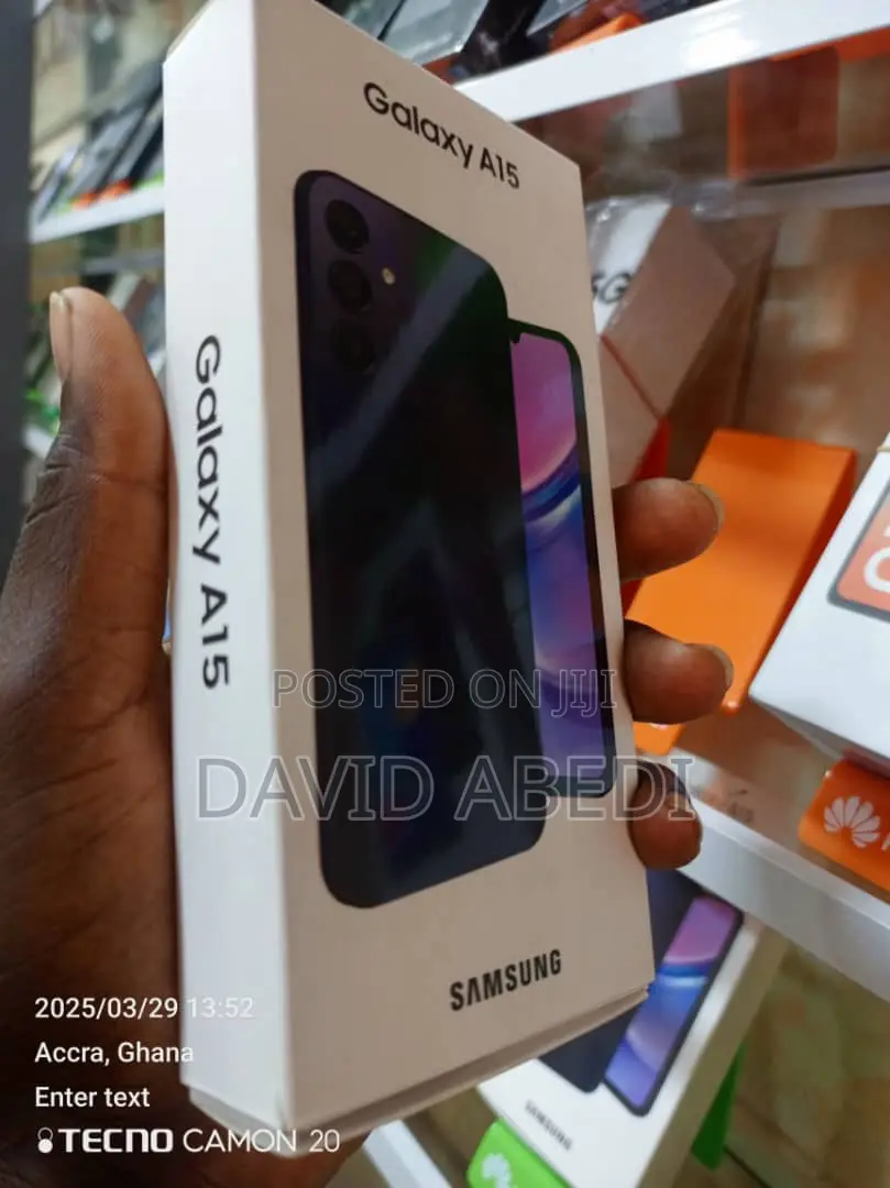 New Samsung Galaxy A15 128 GB Black