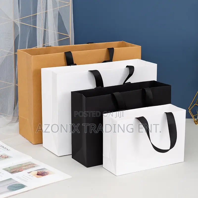 Plain and Customized Paper Gift Bags