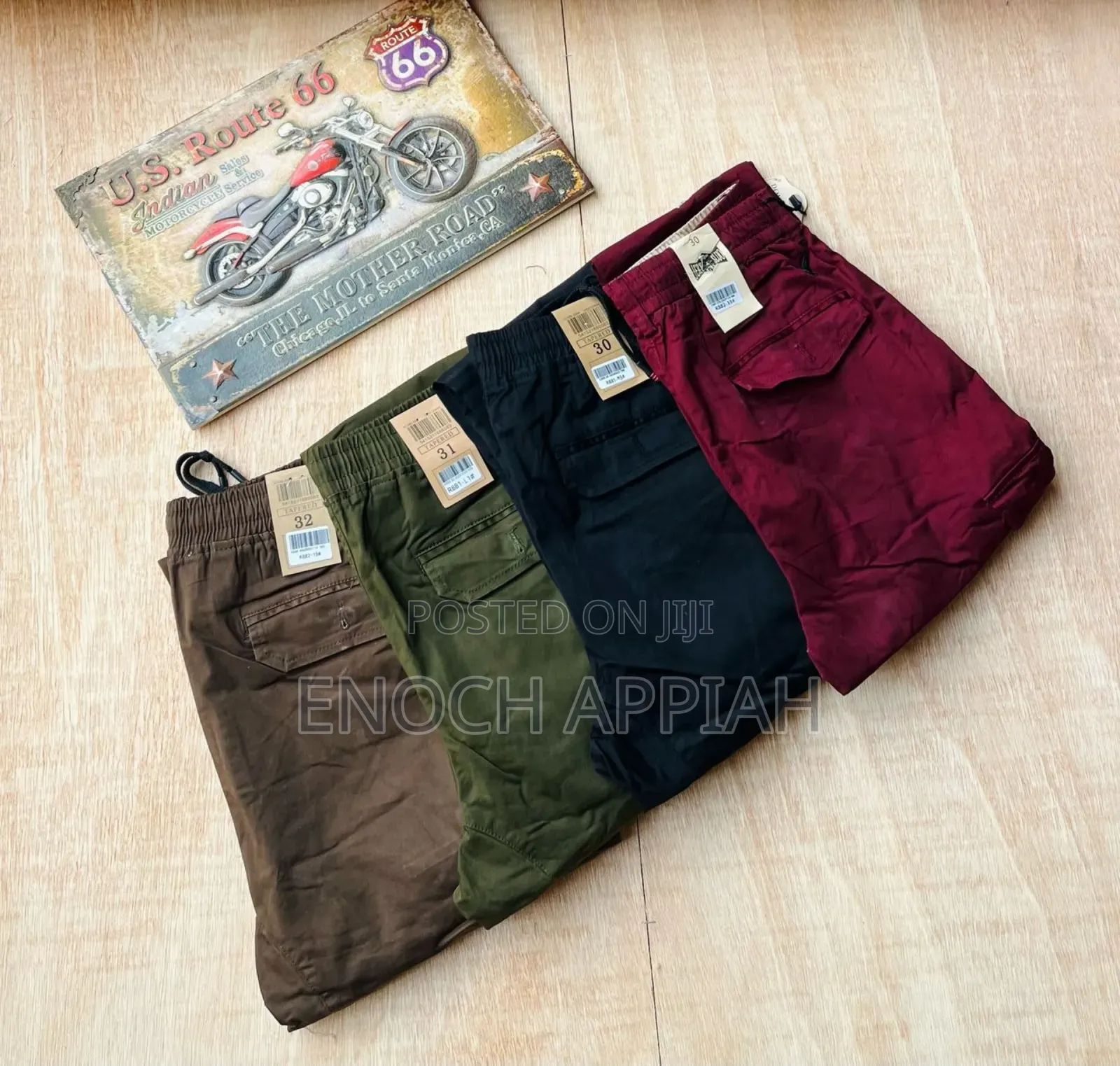 Cargo Pants, Khaki and Material Trousers