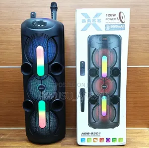 8" Rechargeable Loud Bt Radio RGB Loud Karaoke Speaker