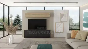 Tv Stand 4door BLCK