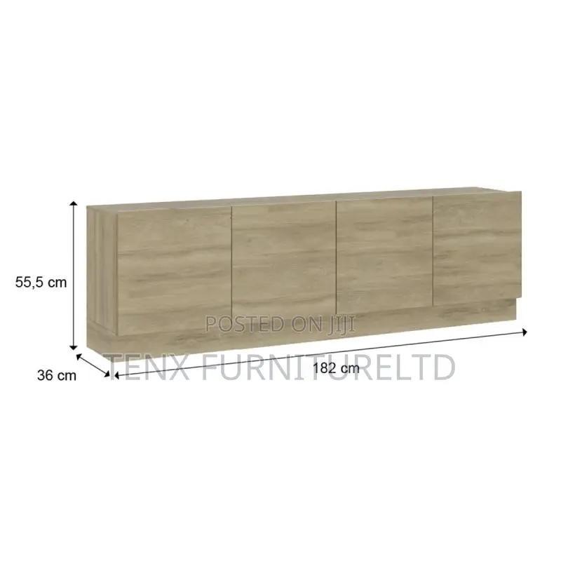 Tv Stand 4door (Oak Inn)