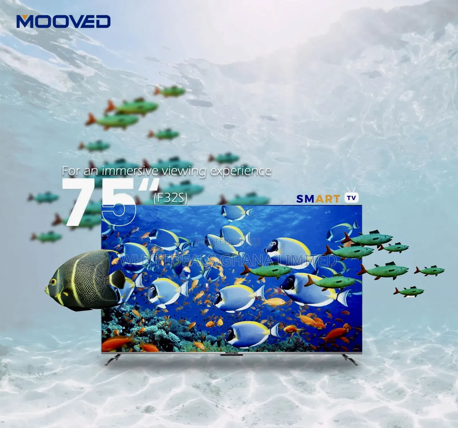 Mooved 75" Smart Uhd Google Tv| Led| Voice-Assist|Android