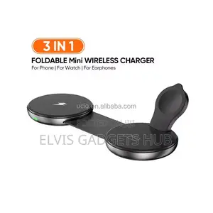 3 in 1 Foldable Mini Wireless Charger