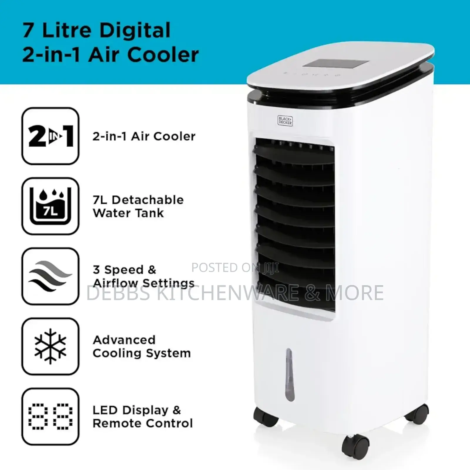 7litre Black and Decker Air Cooler Uk