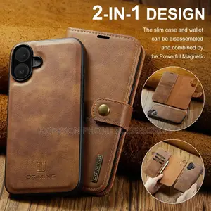 iPhone (2in1) Detachable Flip Leather Cases With Wallet