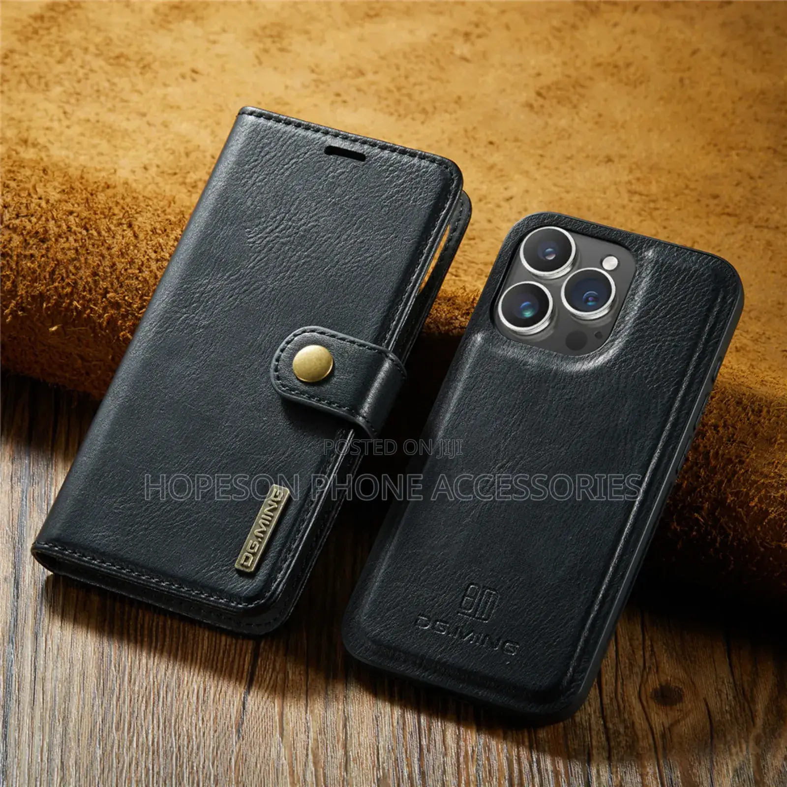 iPhone (2in1) Detachable Flip Leather Cases With Wallet