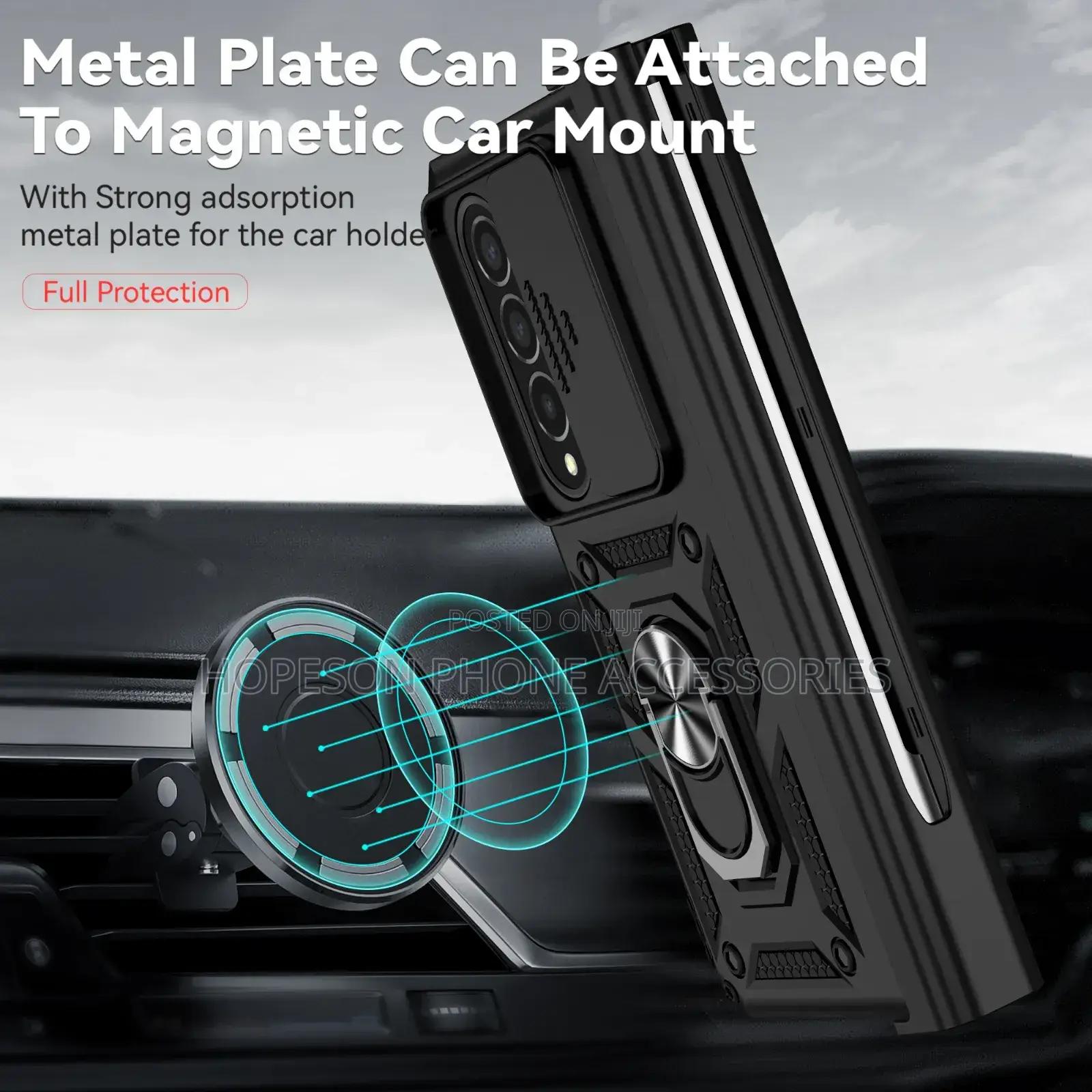 Samsung Z Flip and Z Fold Shockproof Cases With S Pen Slot