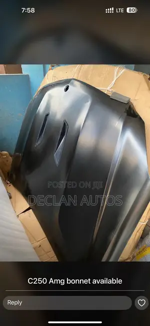 C250 Amg Bonnet Available