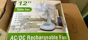 12” Ac-Dc Rechargeable Fans
