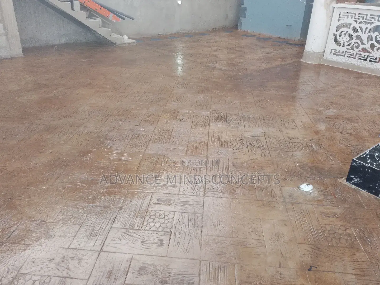 Square Wood, Stamp Imprint