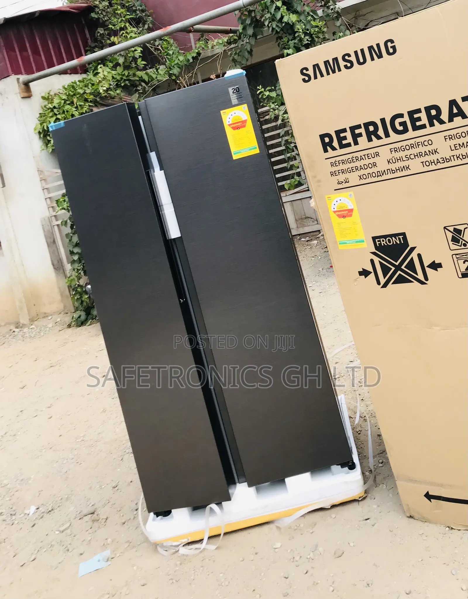 Purchase 583l Doubledoor Sidebyside Samsung Grey Fridge