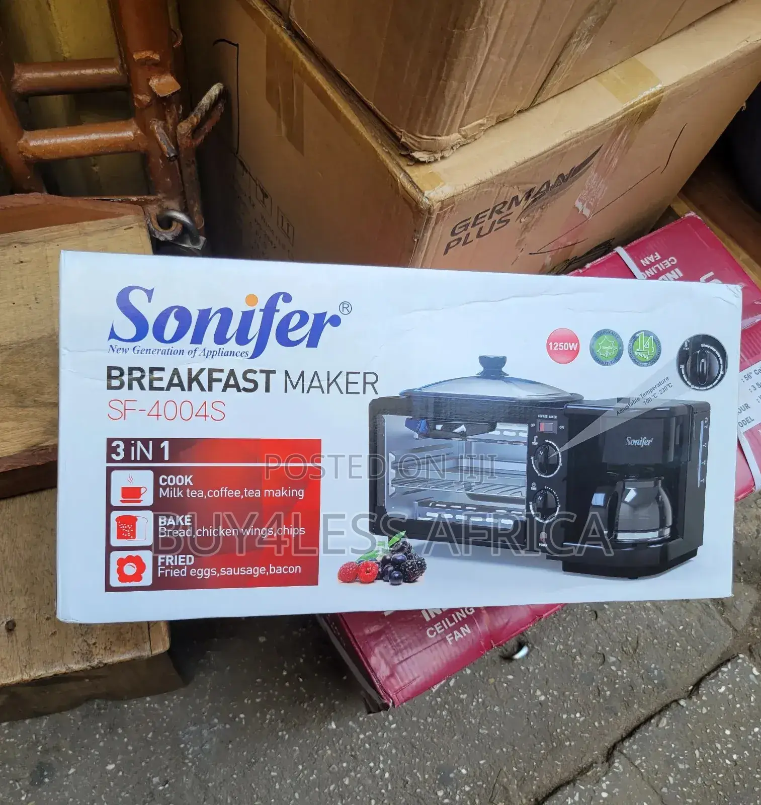 Sonifer Breakfast Maker Oven, Grill, and Coffee Maker