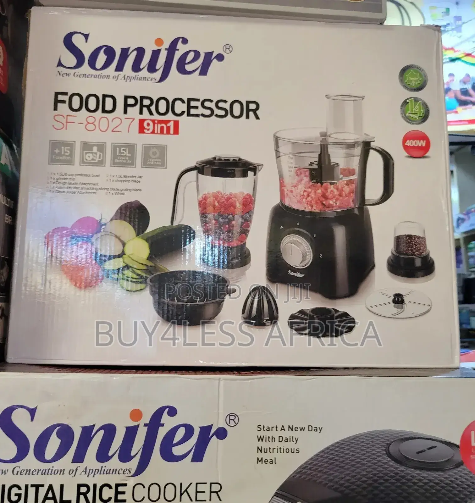 High Quality Sonifer Food Processor (9 in 1)