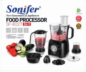 9 in 1 Original Sonifer Food Processor Sf8027