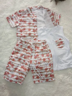 3pcs Boys Summer Outfit