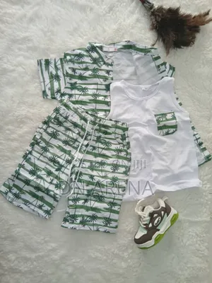 3pcs Boys Summer Outfit