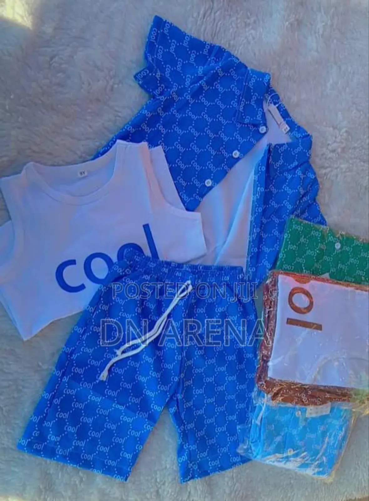 3pcs Boys Summer Outfit