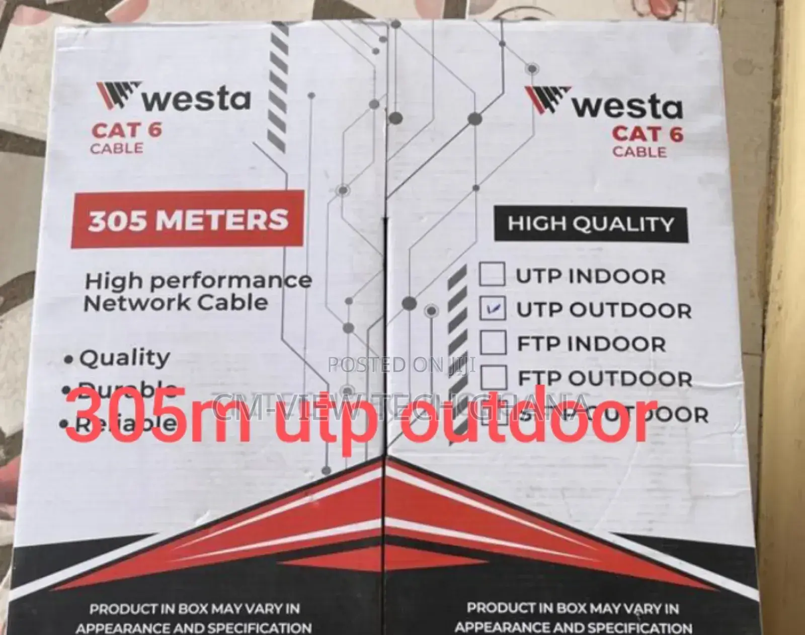 305m Utp Outdoor Cat6