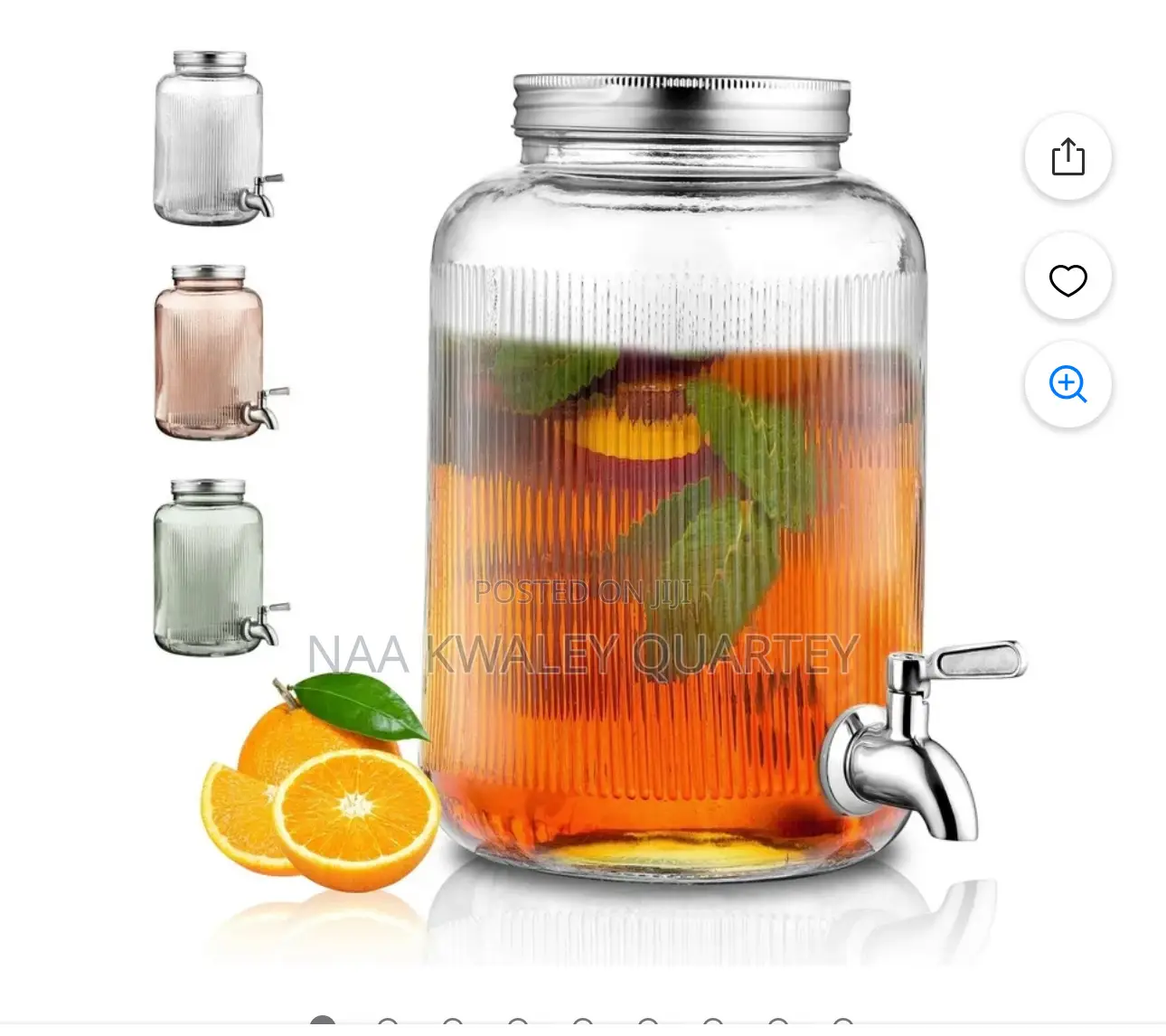 5.5l Glass Juice Dispenser