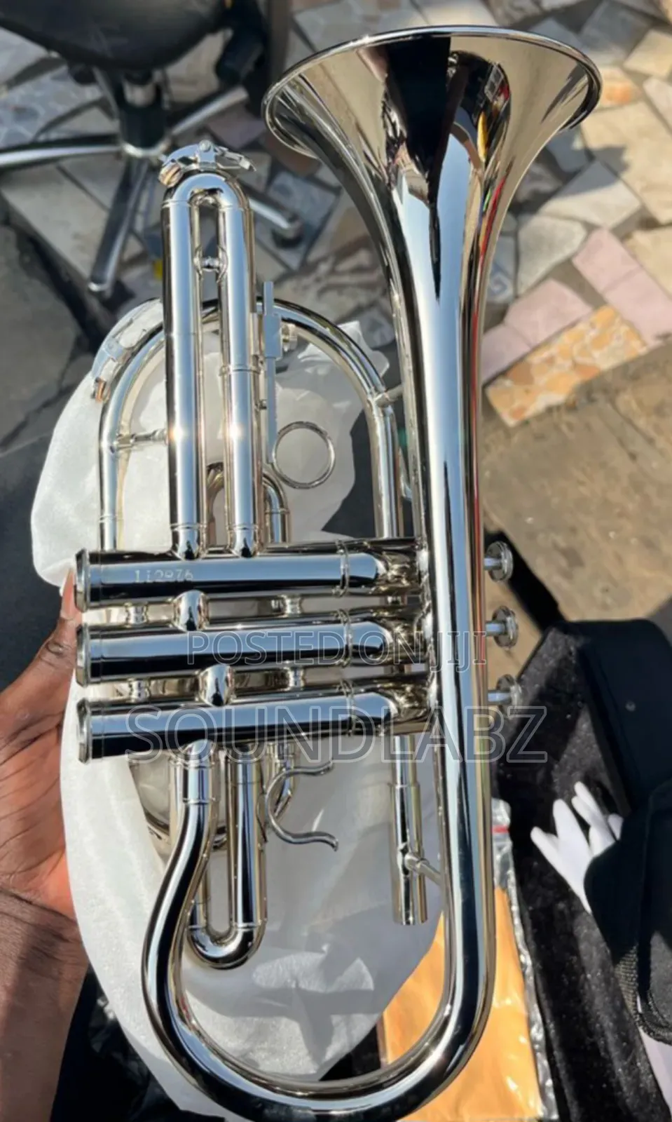 Yamaha Ycr-335s Cornet Silver-Plated Brass Instrument