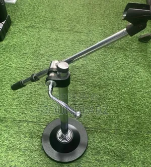 Metallic Desktop Microphone Stand