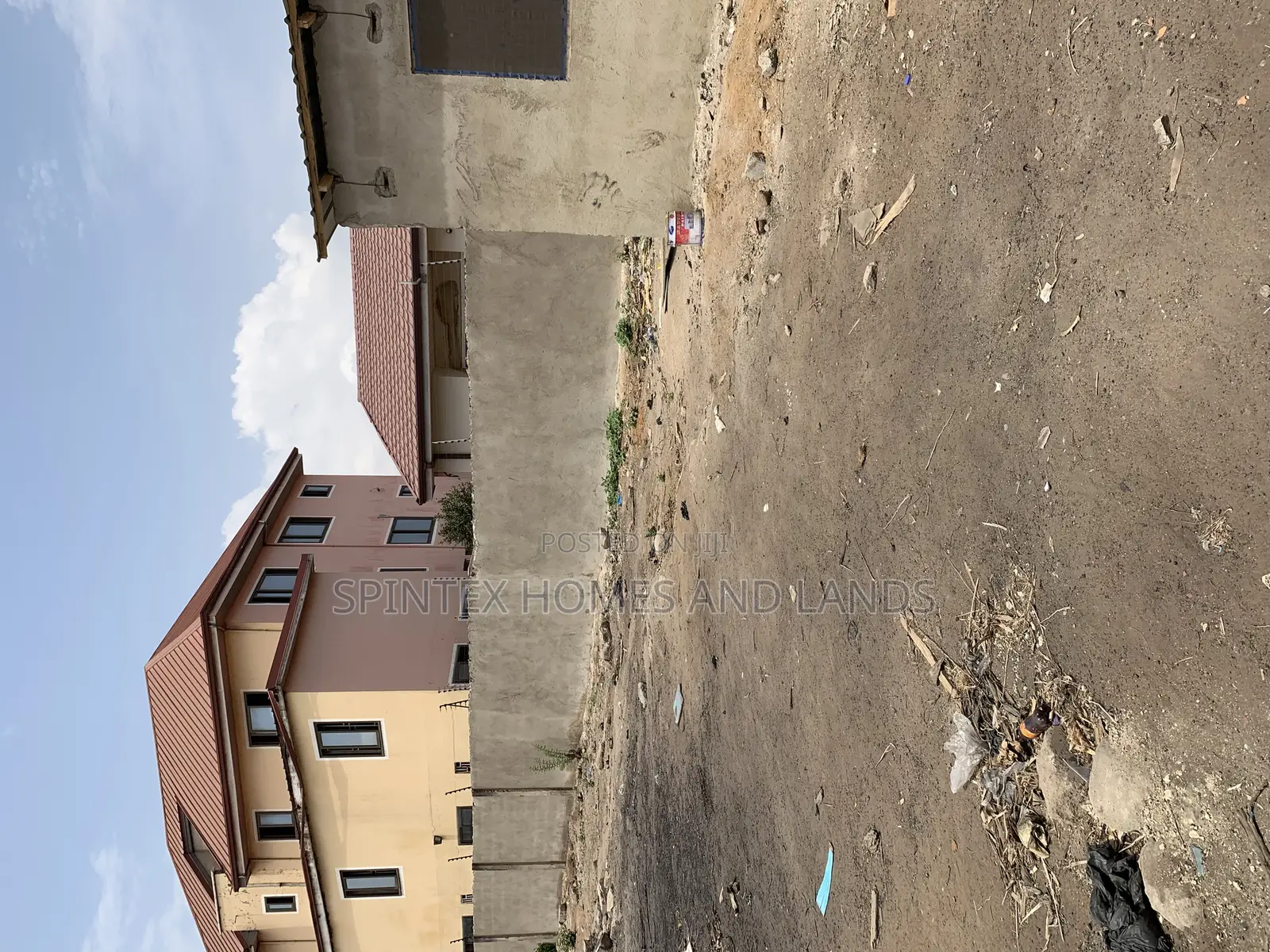 One Plot in Spintex Shell Signboard for Sale