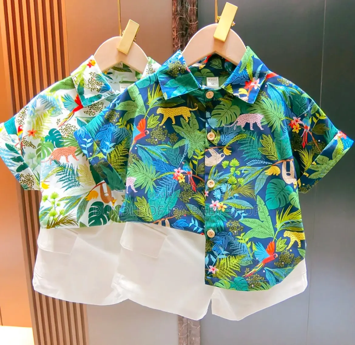 Boys Flower Pattern 2 Piece