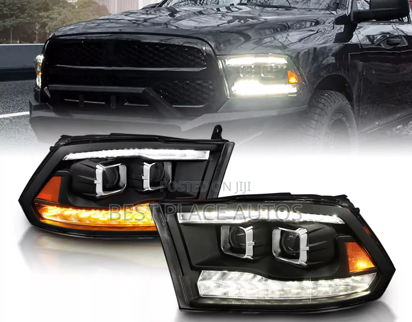 Dodhe Ram 1500 2023 Led Headlight