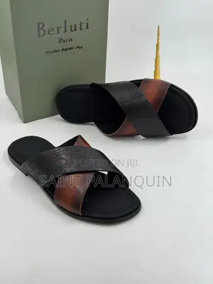 Men Berluti Slippers