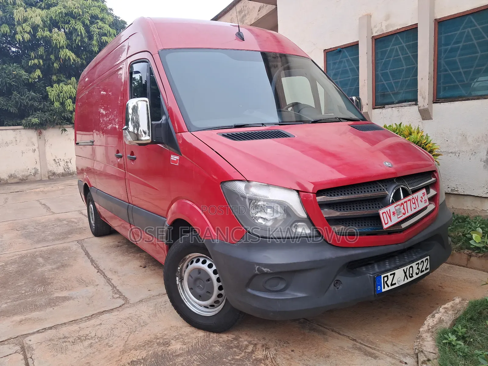 Mercedes-Benz Sprinter 2015 Red