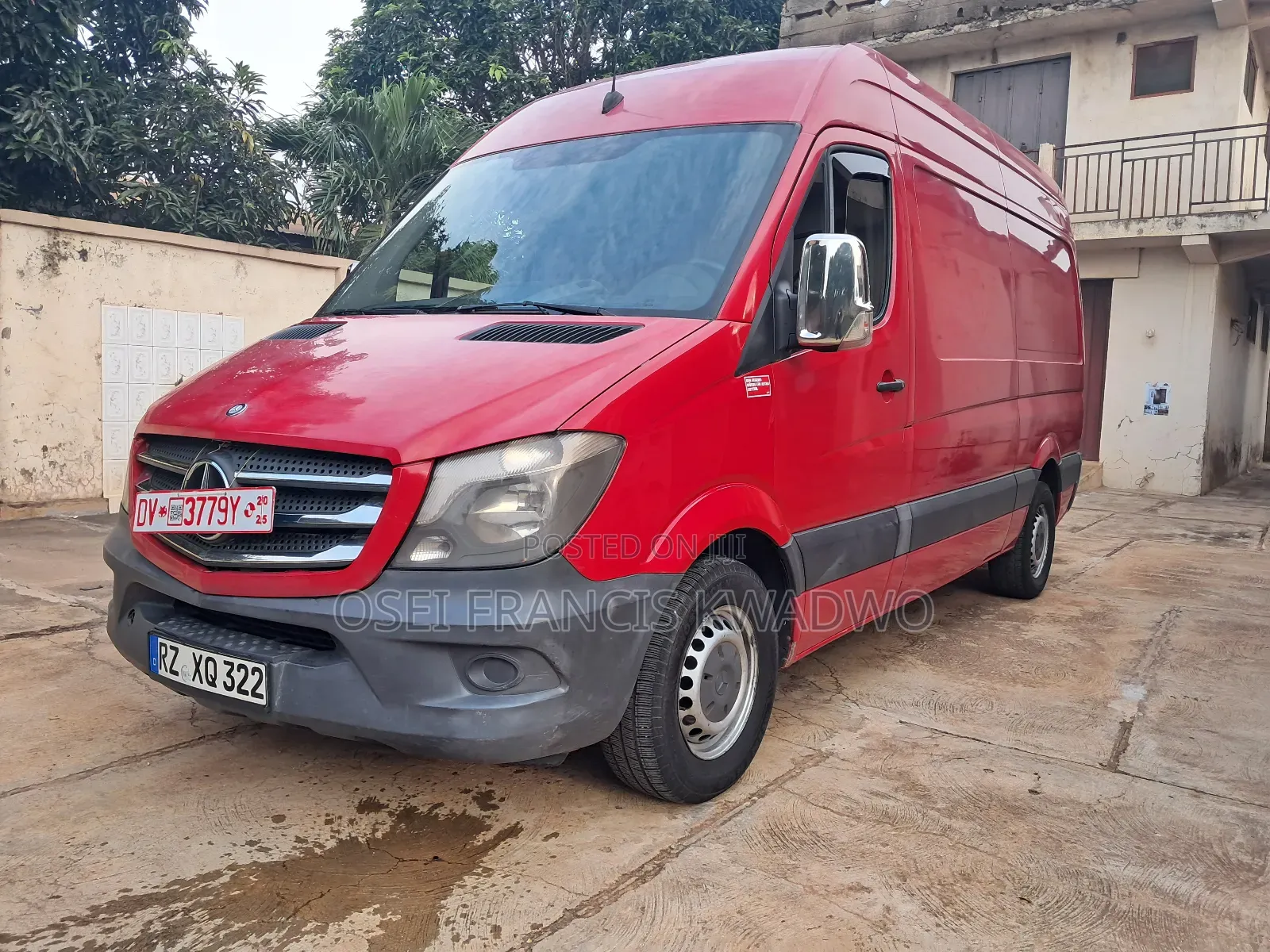 Mercedes-Benz Sprinter 2015 Red