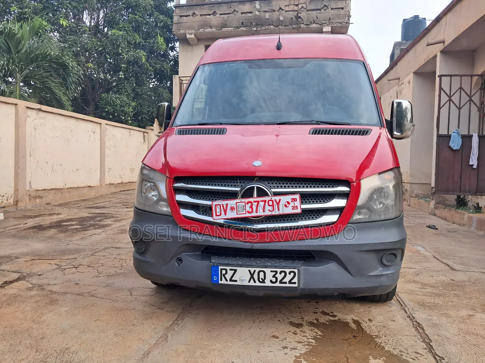 Mercedes-Benz Sprinter 2015 Red