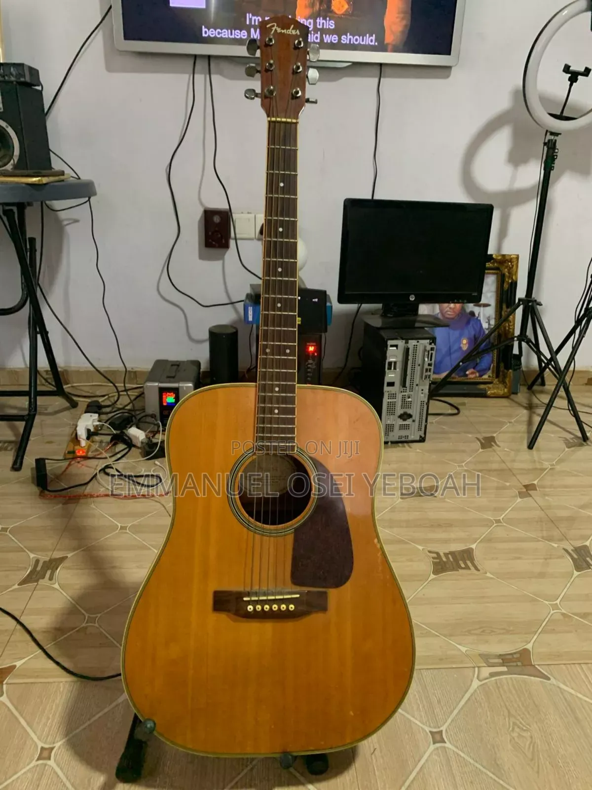 Fender Acoustic Guitar With Bag