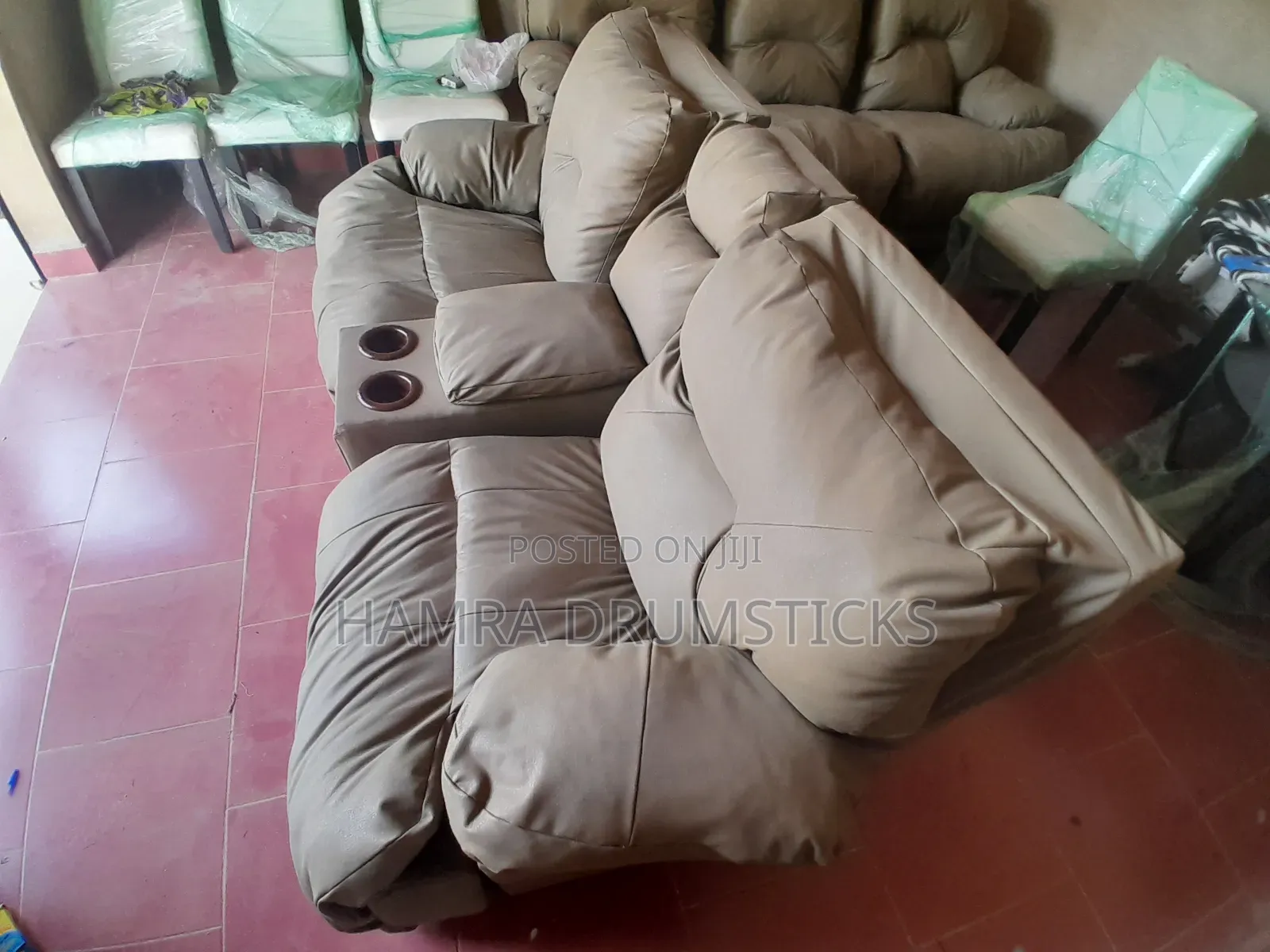 2 Set Recliner Sofa