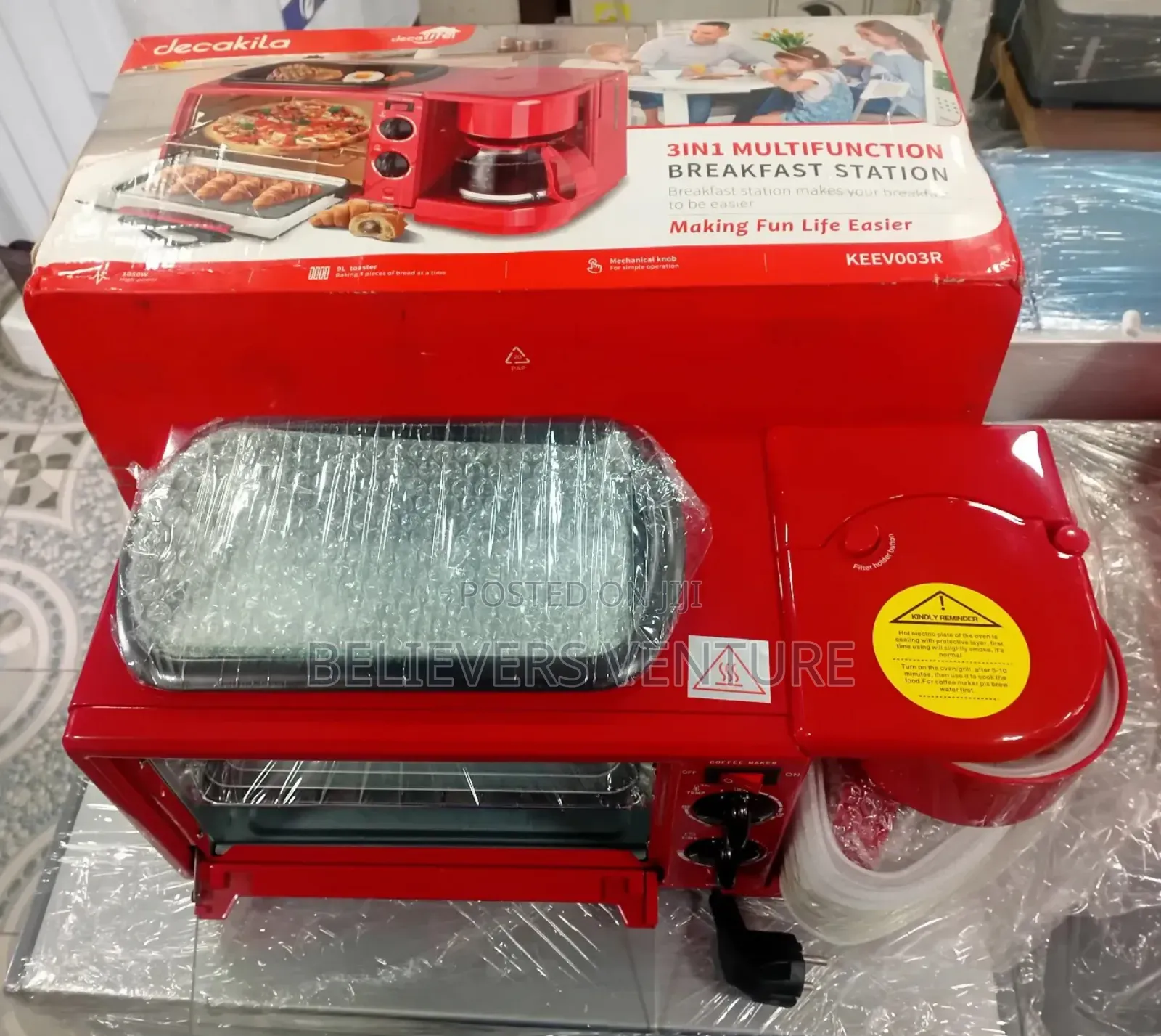 Approved 1050w 3in1 Breakfast Station Decakila Station