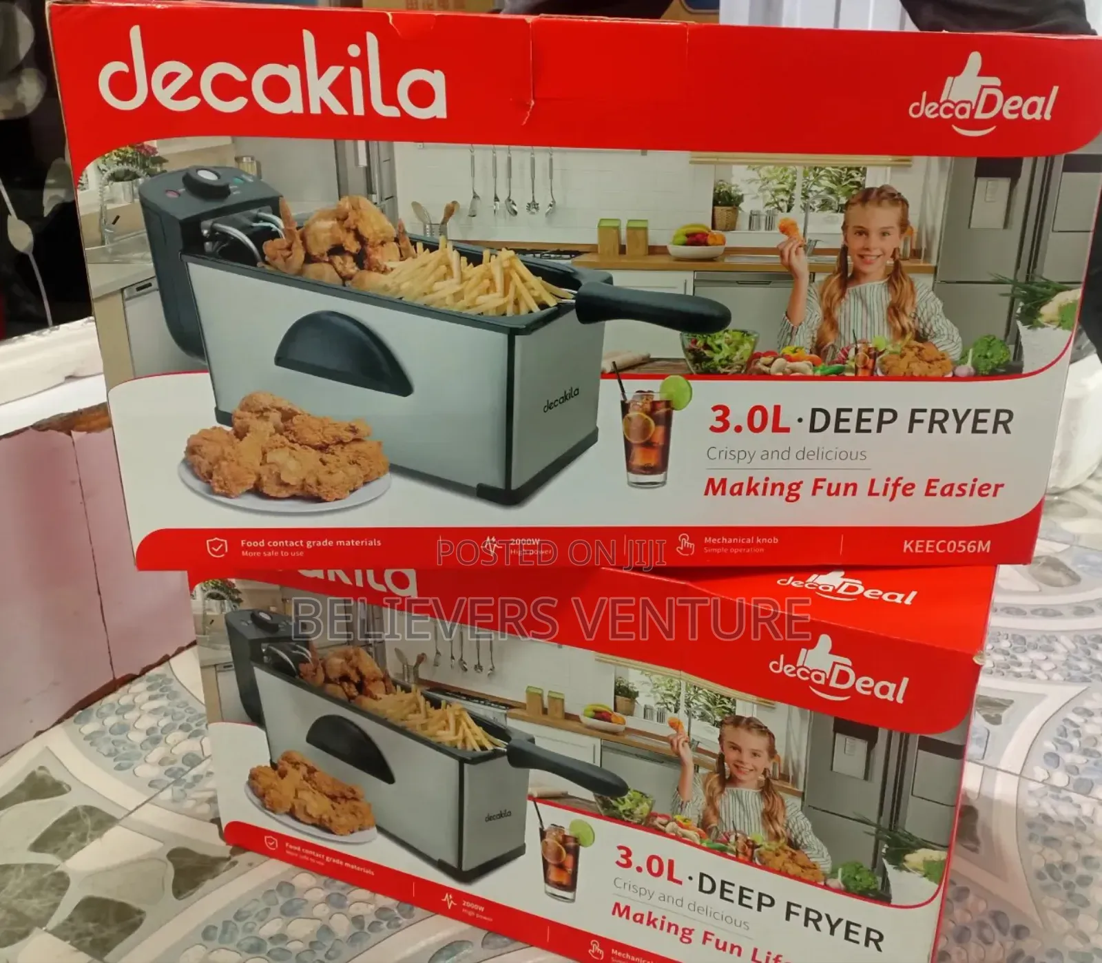 Strong Body 3.0l Deep Fryer Decakila Decakila Deep Fryer