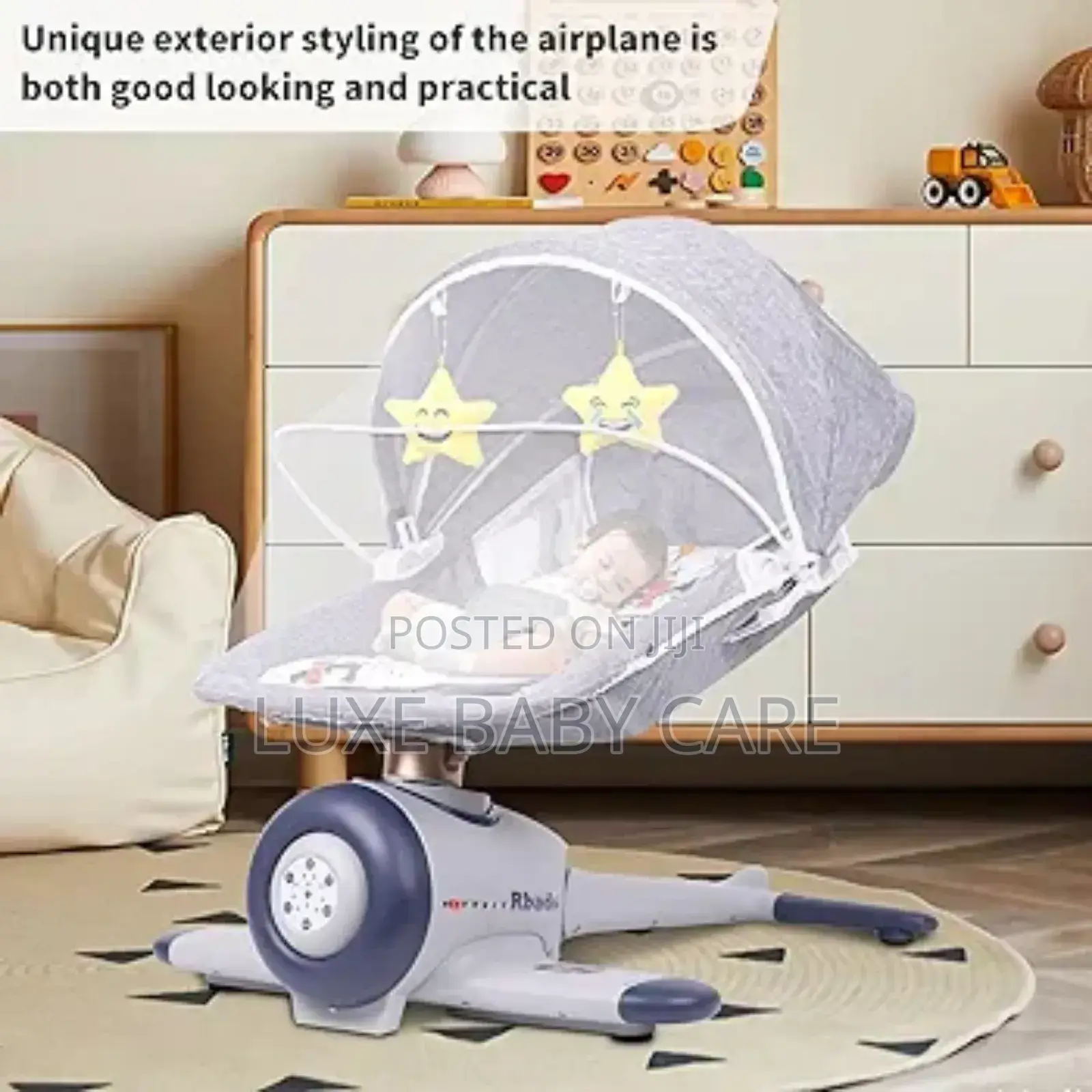 Airplane Shaped Electric Swing/ Baby Rocking Chair