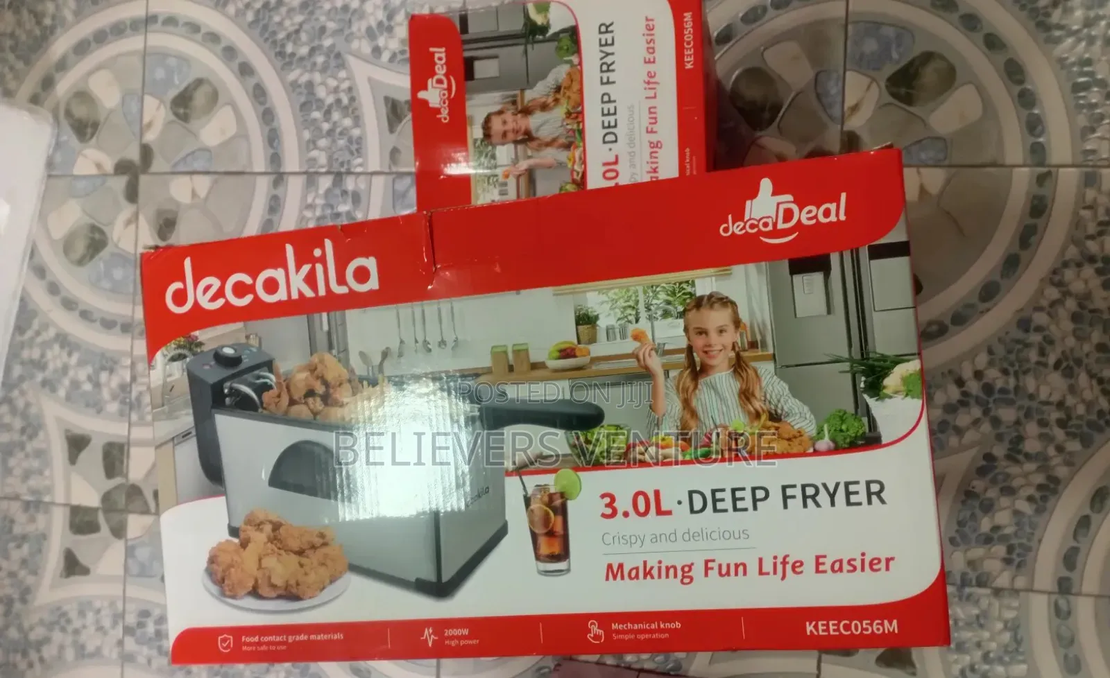 Eco Friendly Deca Appliance 3.0l Deep Fryer 3.0l Deep Fryer