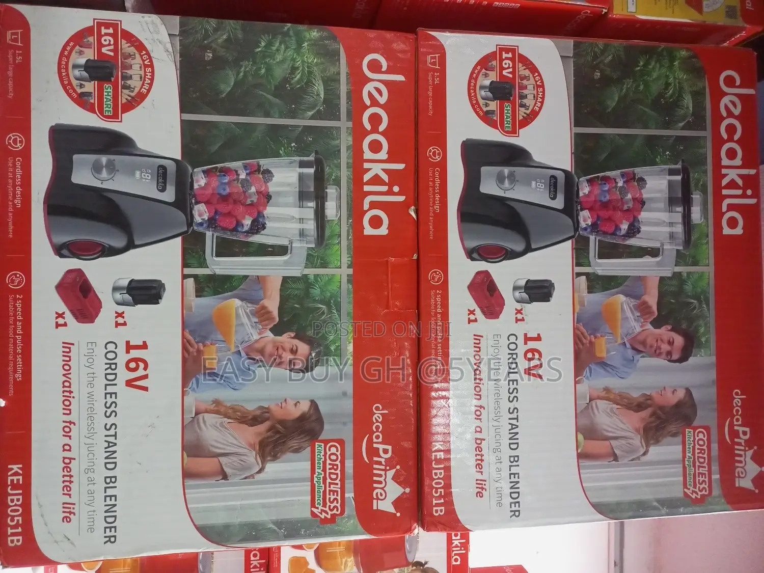 Sperb Decakila 16v Cordless Stand Blender