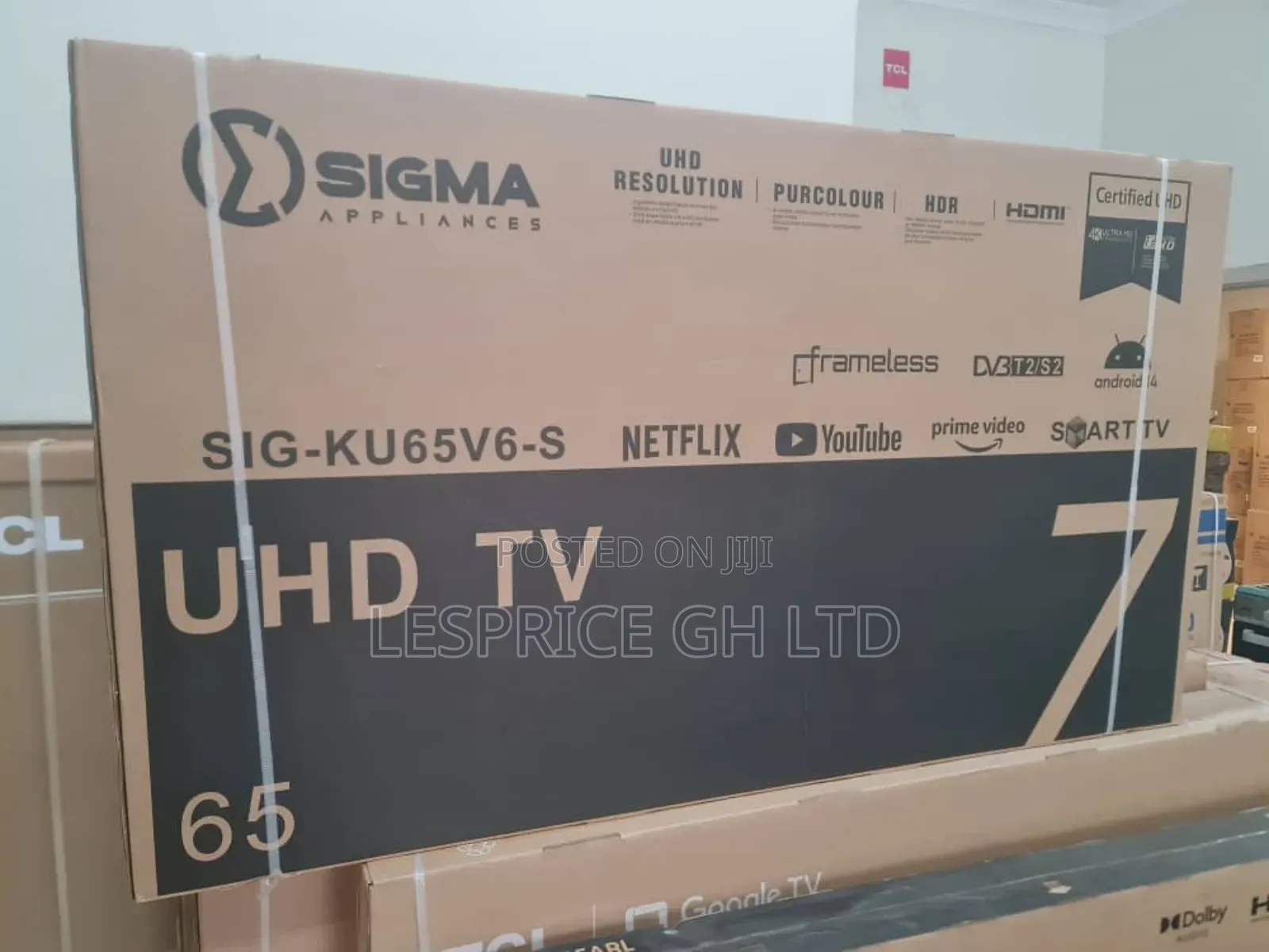 Sigma 65" Smart Tv: Google Play Ready!